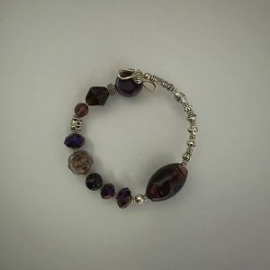 Charming purple bracelet